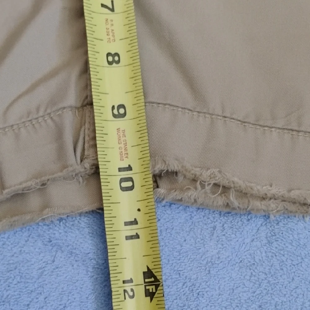 Paperbacks Tan Flat Front Shorts